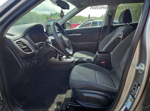 KNDEPCAA0M7157728 2021 KIA SELTOS Gray წინა სალონის ხედი