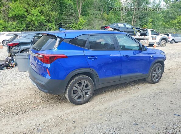 KNDEPCAA0N7288451 2022 KIA SELTOS Blue Trasero derecho