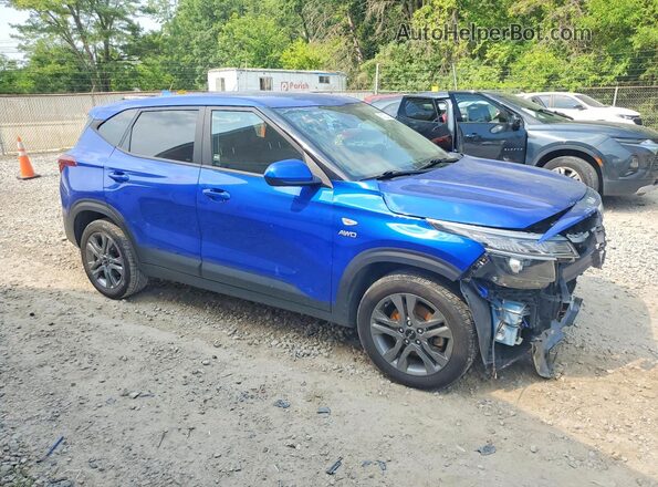 KNDEPCAA0N7288451 2022 KIA SELTOS Blue Delantero derecho
