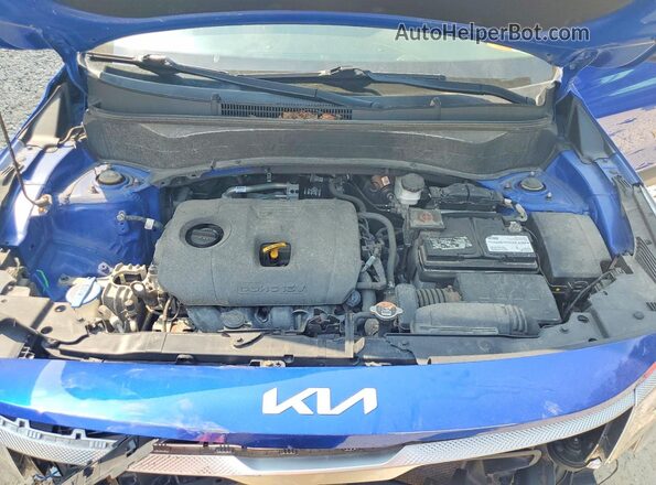 KNDEPCAA0N7288451 2022 KIA SELTOS Blue Vista del compartimento del motor