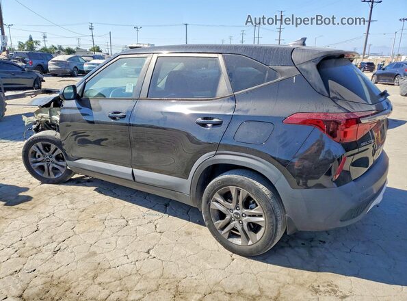 KNDEPCAA1M7173680 2021 KIA SELTOS Черный Задняя левая четверть