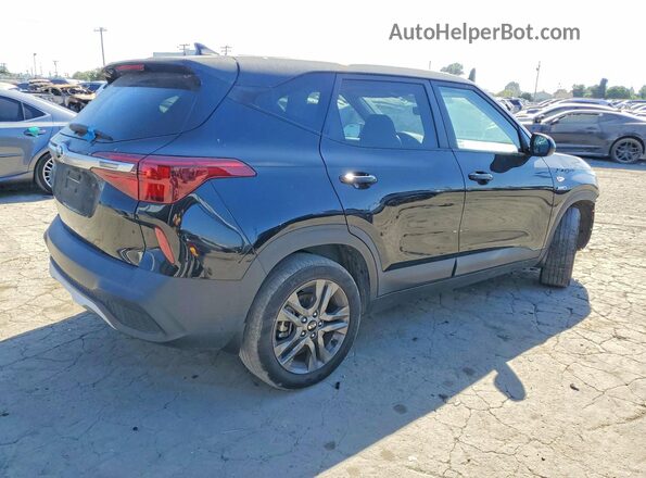 KNDEPCAA1M7173680 2021 KIA SELTOS Черный Задняя правая четверть