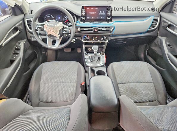 KNDEPCAA1P7374337 2023 KIA SELTOS Blue Առջևի վահանակի տեսք