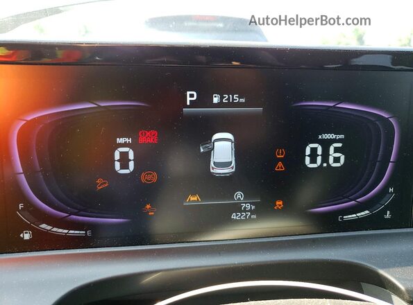 KNDEPCAA1T7946792 2026 KIA SELTOS Black Vista del cuadro de instrumentos