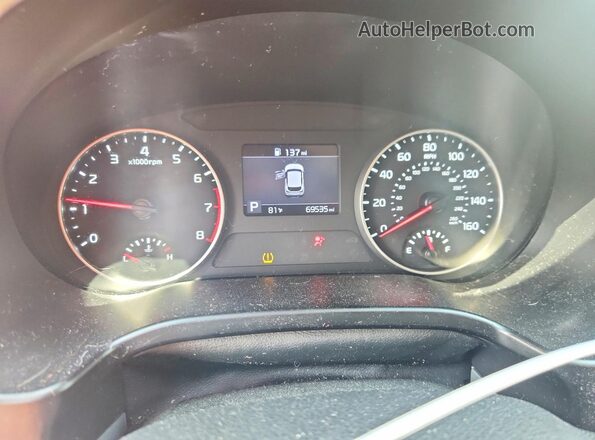 KNDEPCAA2M7136251 2021 KIA SELTOS White Widok zestawu wskaźników