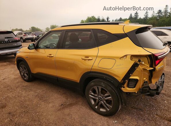 KNDEPCAA4M7204176 2021 KIA SELTOS Желтый Задняя левая четверть