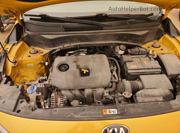 KNDEPCAA4M7204176 2021 KIA SELTOS Желтый Вид подкапотного пространства