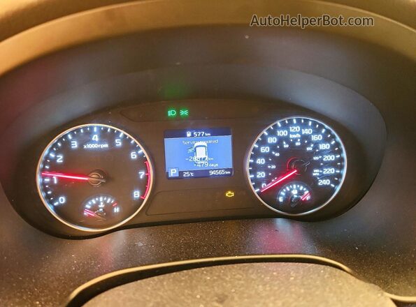 KNDEPCAA4M7204176 2021 KIA SELTOS Желтый Вид щитка приборов