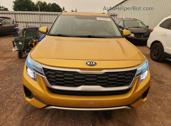 KNDEPCAA4M7204176 2021 KIA SELTOS Желтый Вид спереди