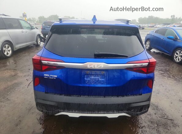 KNDEPCAA4N7260071 2022 KIA SELTOS Blue Հետևի տեսք