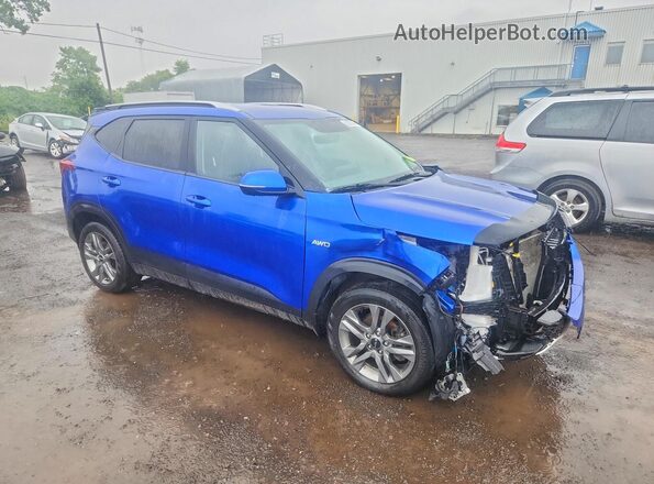 KNDEPCAA4N7260071 2022 KIA SELTOS Blue Առջևի աջ
