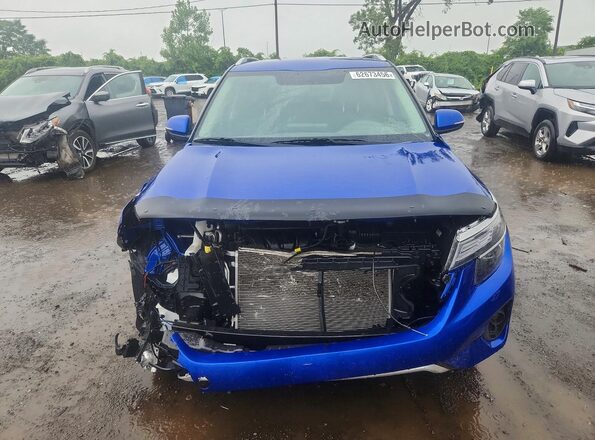 KNDEPCAA4N7260071 2022 KIA SELTOS Blue Դիմացի տեսք