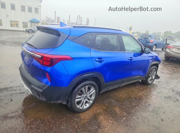 KNDEPCAA4N7260071 2022 KIA SELTOS Blue Հետևի աջ