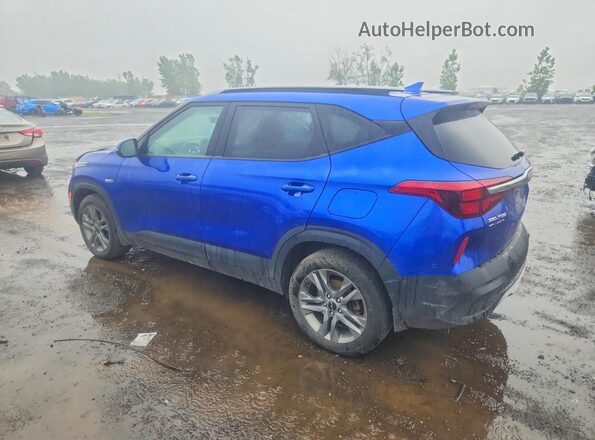 KNDEPCAA4N7260071 2022 KIA SELTOS Blue Հետևի ձախ