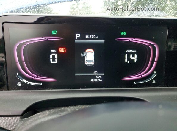 KNDEPCAA4R7546668 2024 KIA SELTOS Синий Вид щитка приборов