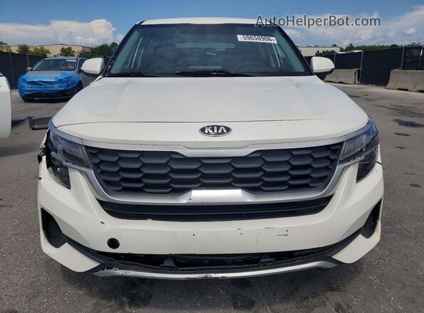 KNDEPCAA5M7129553 2021 KIA SELTOS White Vista frontal