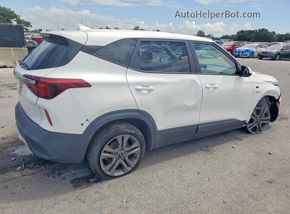 KNDEPCAA5M7129553 2021 KIA SELTOS White Trasero derecho