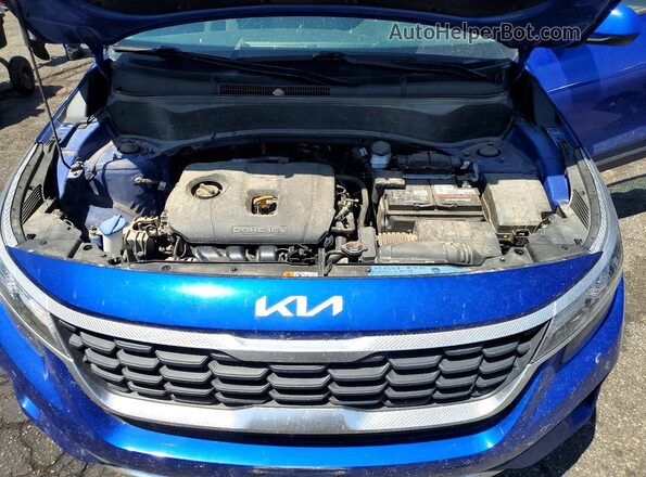KNDEPCAA5N7322612 2022 KIA SELTOS Blue Սալոնի հետևի տեսք