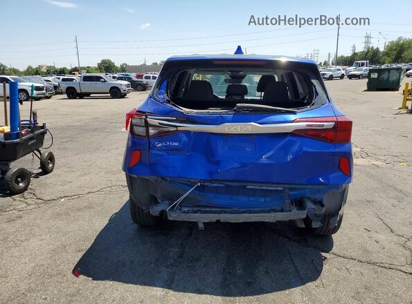 KNDEPCAA5N7322612 2022 KIA SELTOS Blue Հետևի տեսք