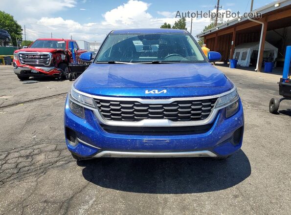 KNDEPCAA5N7322612 2022 KIA SELTOS Blue Դիմացի տեսք