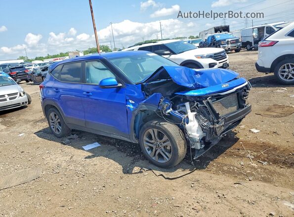KNDEPCAA6M7060596 2021 KIA SELTOS Blue წინა მარჯვენა