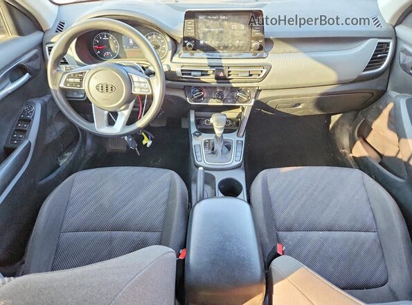KNDEPCAA6M7155594 2021 KIA SELTOS Black Dashboard view