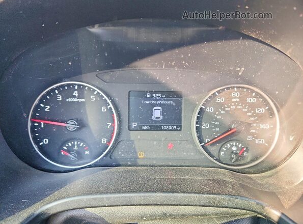 KNDEPCAA6M7155594 2021 KIA SELTOS Black Instrument cluster view