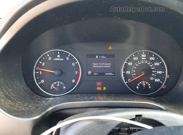 KNDEPCAA6M7174727 2021 KIA SELTOS Gray Вид щитка приладів