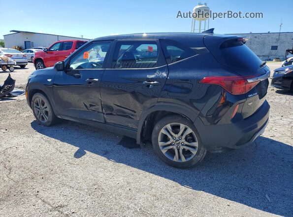 KNDEPCAA6N7317662 2022 KIA SELTOS Черный Задняя левая четверть