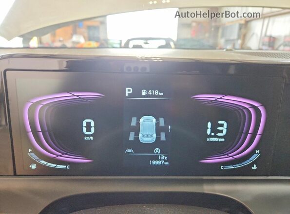 KNDEPCAA6S7816487 2025 KIA SELTOS White Вид щитка приладів