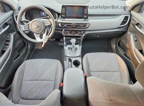 KNDEPCAA7M7219822 2021 KIA SELTOS Gray წინა პანელის ხედი