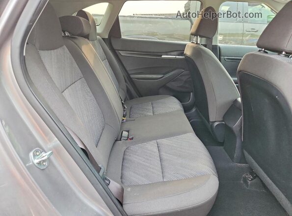 KNDEPCAA7M7219822 2021 KIA SELTOS Gray უკანა სალონის ხედი