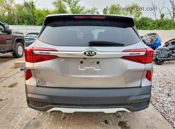 KNDEPCAA7M7219822 2021 KIA SELTOS Gray უკანა ხედი