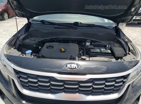 KNDEPCAA9M7188721 2021 KIA SELTOS Black ძრავის განყოფილების ხედი