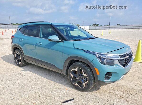 KNDER2AA0R7492807 2024 KIA SELTOS Turquoise Delantero derecho