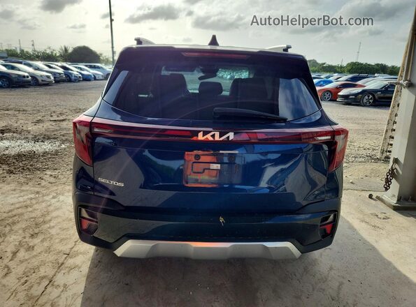 KNDER2AA3R7486435 2024 KIA SELTOS Blue Widok z tyłu