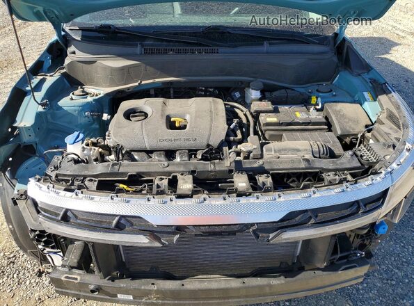 KNDER2AA9S7689772 2025 KIA SELTOS Blue Вид задньої частини салону
