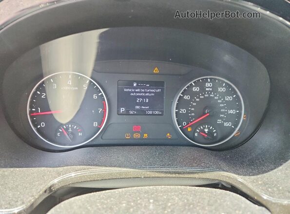 KNDERCAA0P7415972 2023 KIA SELTOS Silver Вид щитка приладів