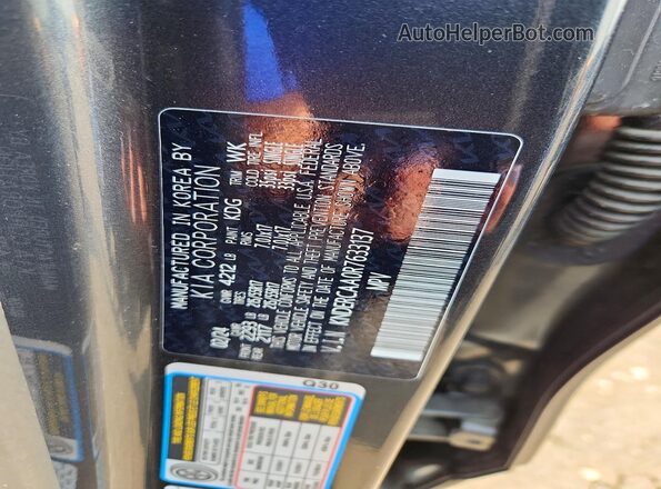 KNDERCAA0R7633137 2024 KIA SELTOS Charcoal Widok naklejki z numerem VIN