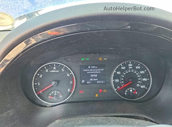 KNDERCAA2M7043188 2021 KIA SELTOS Blue Սարքավորումների վահանակի տեսք