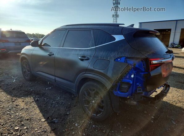 KNDERCAA2M7120528 2021 KIA SELTOS Blue Rear left