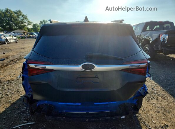 KNDERCAA2M7120528 2021 KIA SELTOS Blue Rear view
