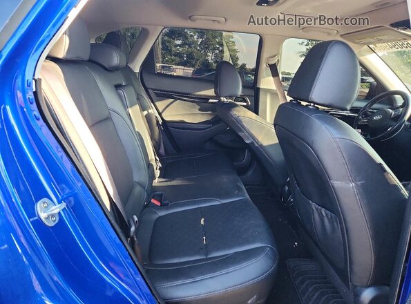 KNDERCAA2M7120528 2021 KIA SELTOS Blue Rear seats view