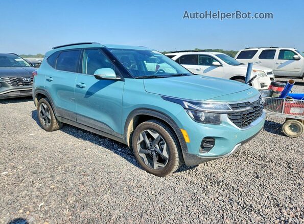 KNDERCAA2R7592252 2024 KIA SELTOS Blue Przód prawy