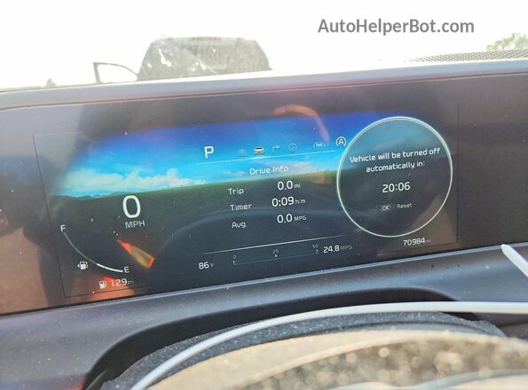 KNDERCAA2R7592252 2024 KIA SELTOS Blue Widok zestawu wskaźników