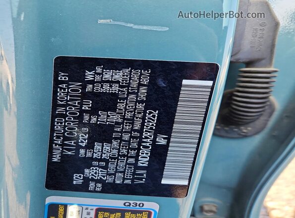 KNDERCAA2R7592252 2024 KIA SELTOS Blue Widok komory silnika