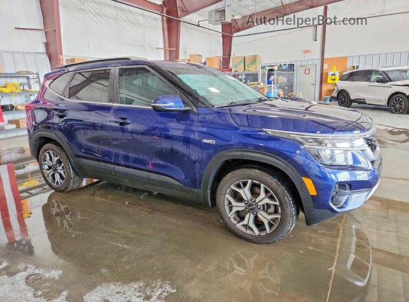 KNDERCAA4P7417787 2023 KIA SELTOS Blue Przód prawy