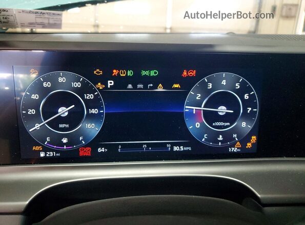 KNDERCAA4T7854005 2026 KIA SELTOS Blue Vista del cuadro de instrumentos