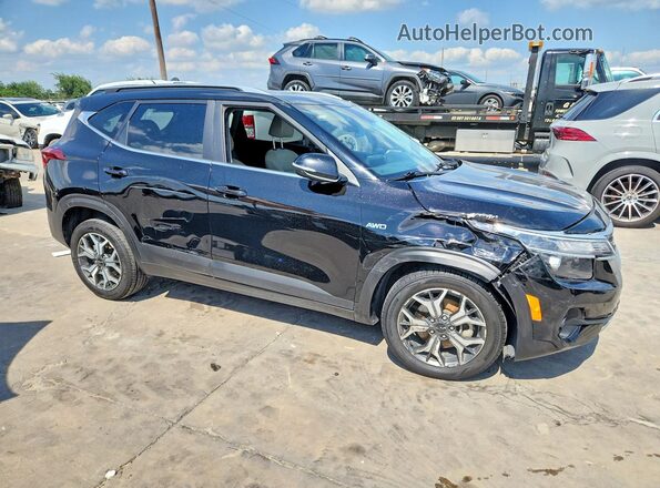 KNDERCAA7N7307586 2022 KIA SELTOS Black Front right