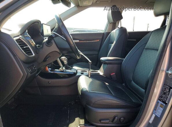 KNDETCA28M7182929 2021 KIA SELTOS Gray Widok wnętrza z przodu